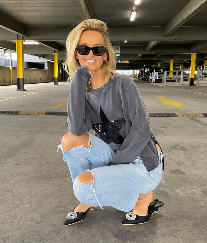Sequin Star Sweatshirt