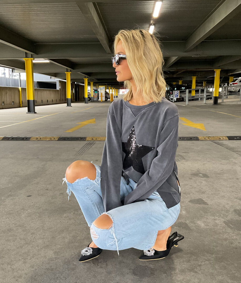 Sequin Star Sweatshirt