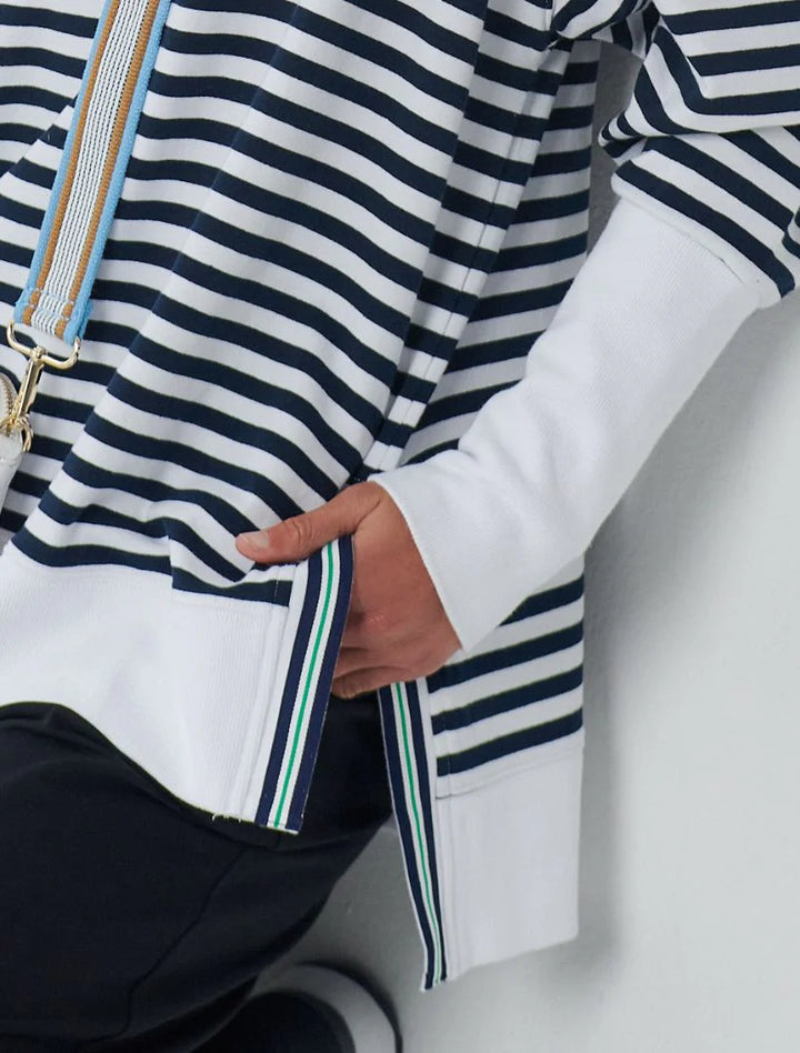 Claudia Striped Sweatshirt