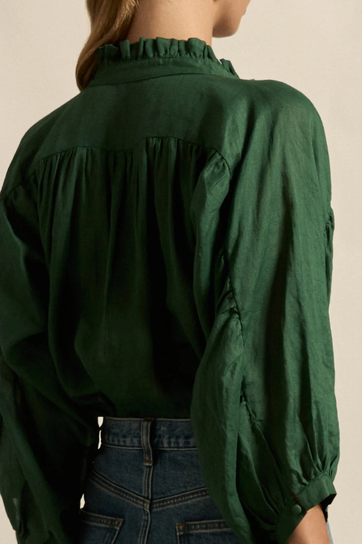 Crescendo top - emerald