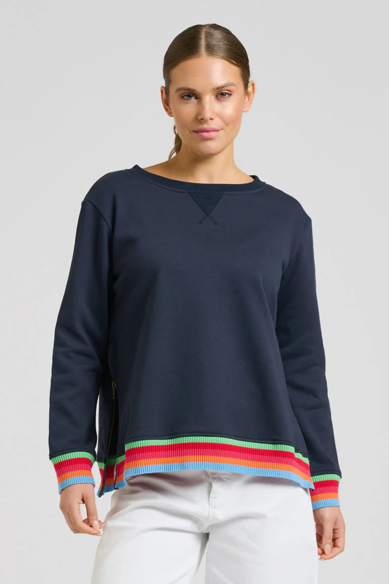 Zipside Classic Cotton Sweatshirt