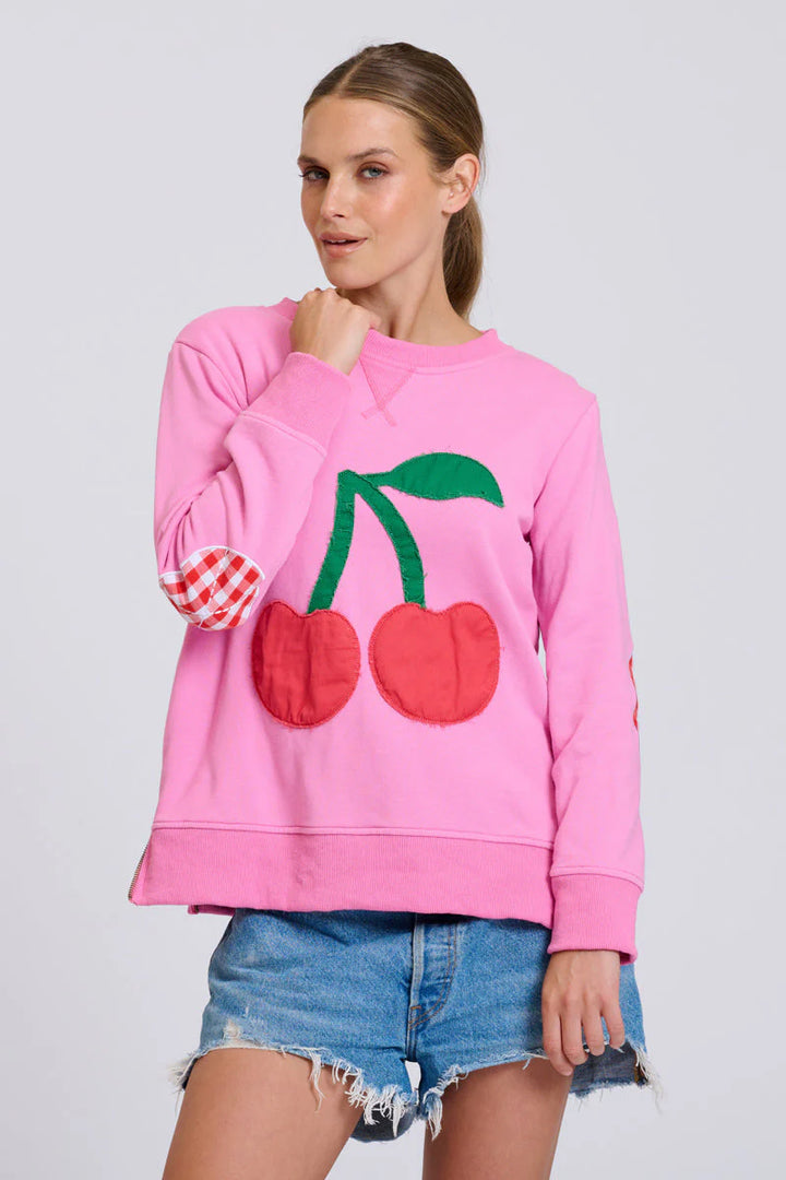 Classic Zipside Sweatshirt  Cherries