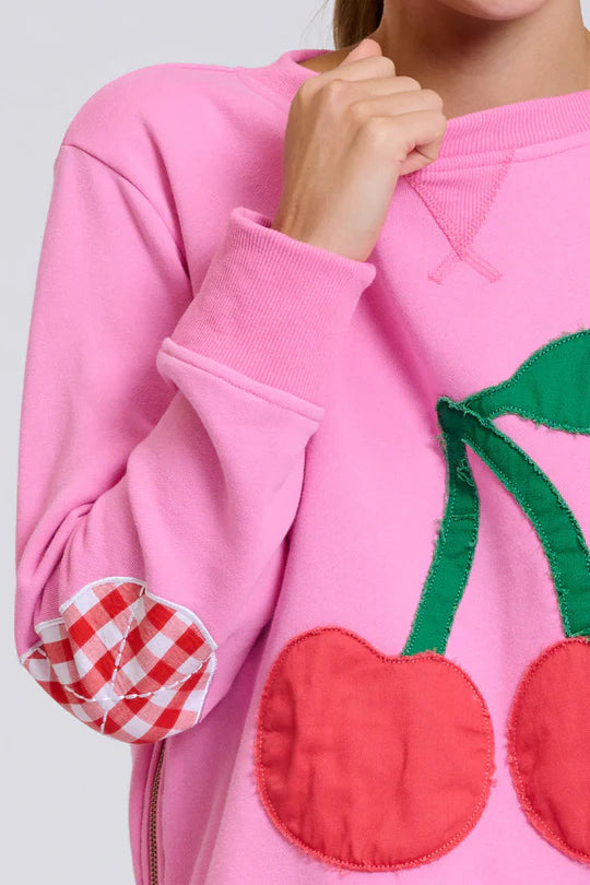 Classic Zipside Sweatshirt  Cherries