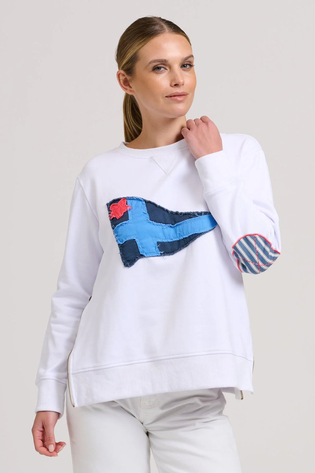 Naval Flag Zipside Sweat