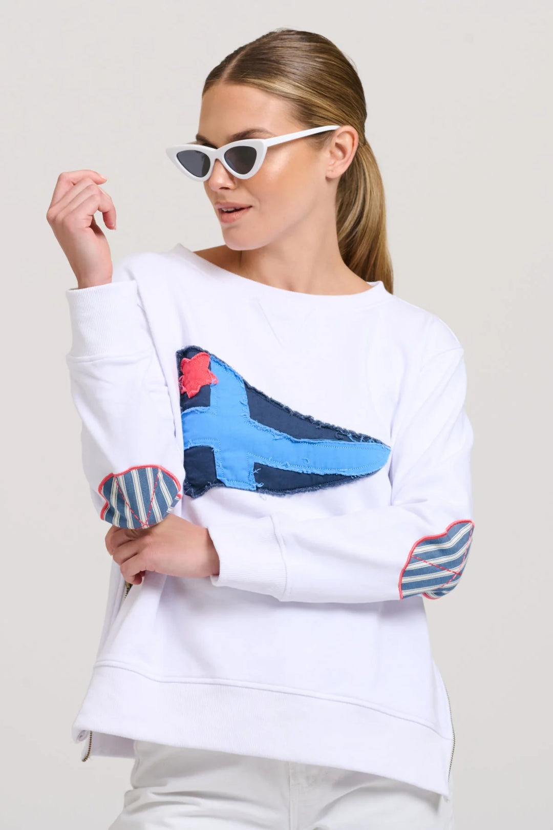 Naval Flag Zipside Sweat