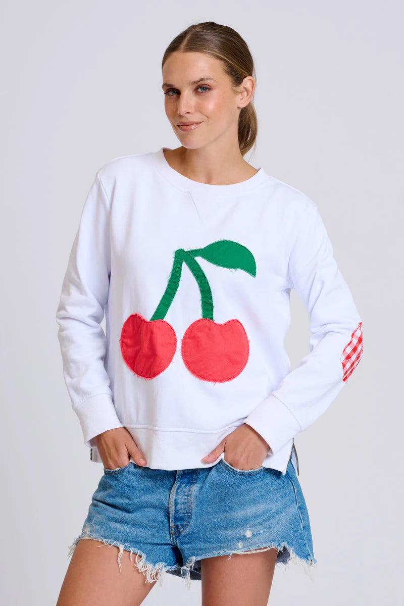 Classic Zipside Sweatshirt  Cherries