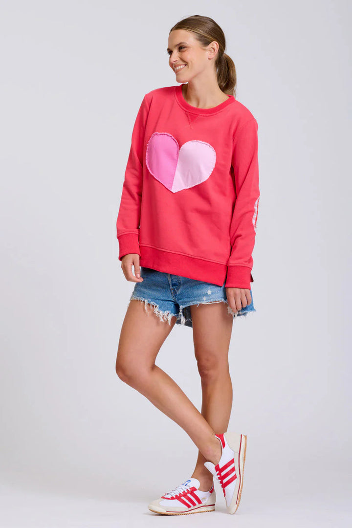Classic Zipside Sweatshirt Heart