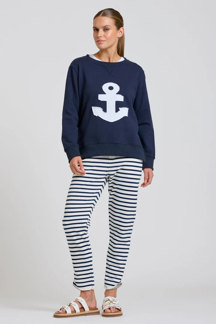 Classic Zipside Sweatshirt Nautical
