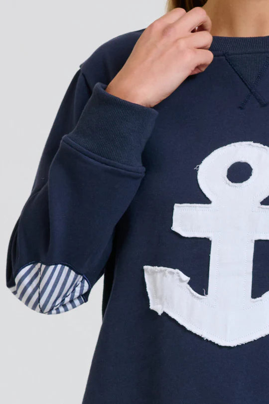 Classic Zipside Sweatshirt Nautical