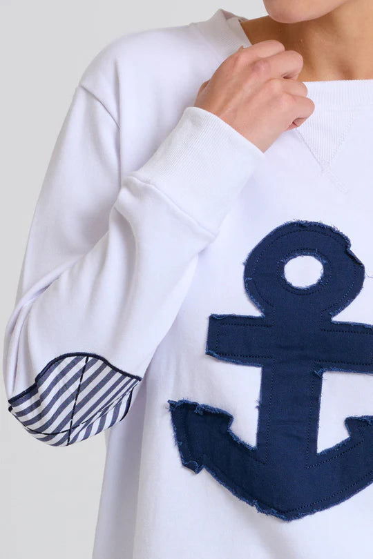 Classic Zipside Sweatshirt Nautical