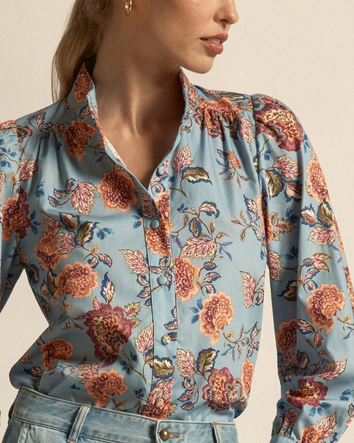 Fete Top - twilight bloom