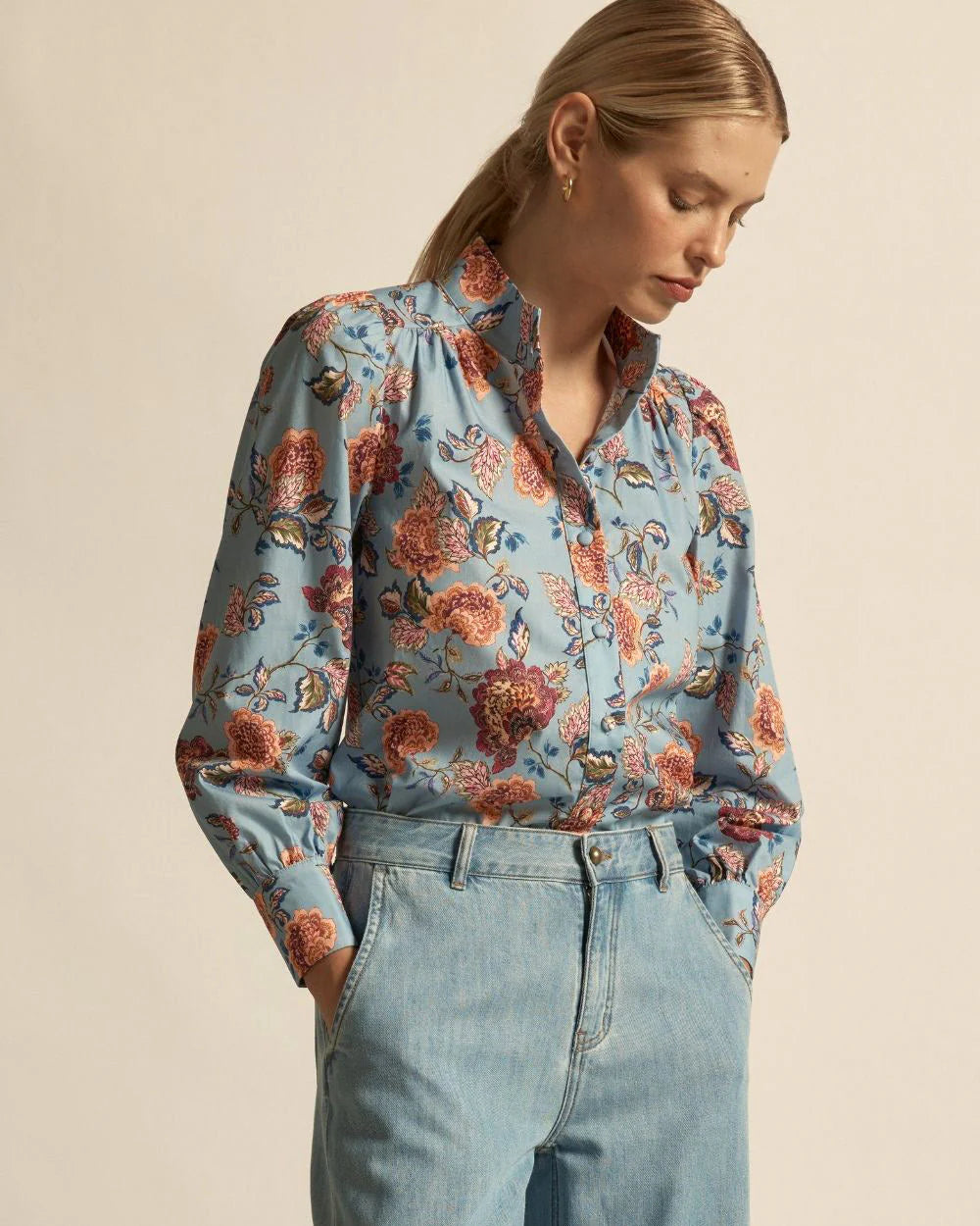 Fete Top - twilight bloom