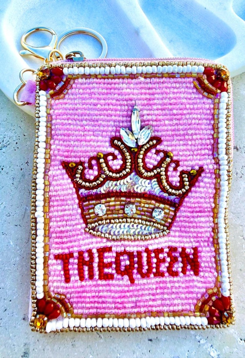 Queen of hearts Bag Charm