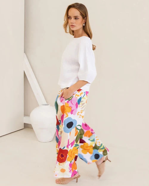 Bloom Burst Split Leg Pant