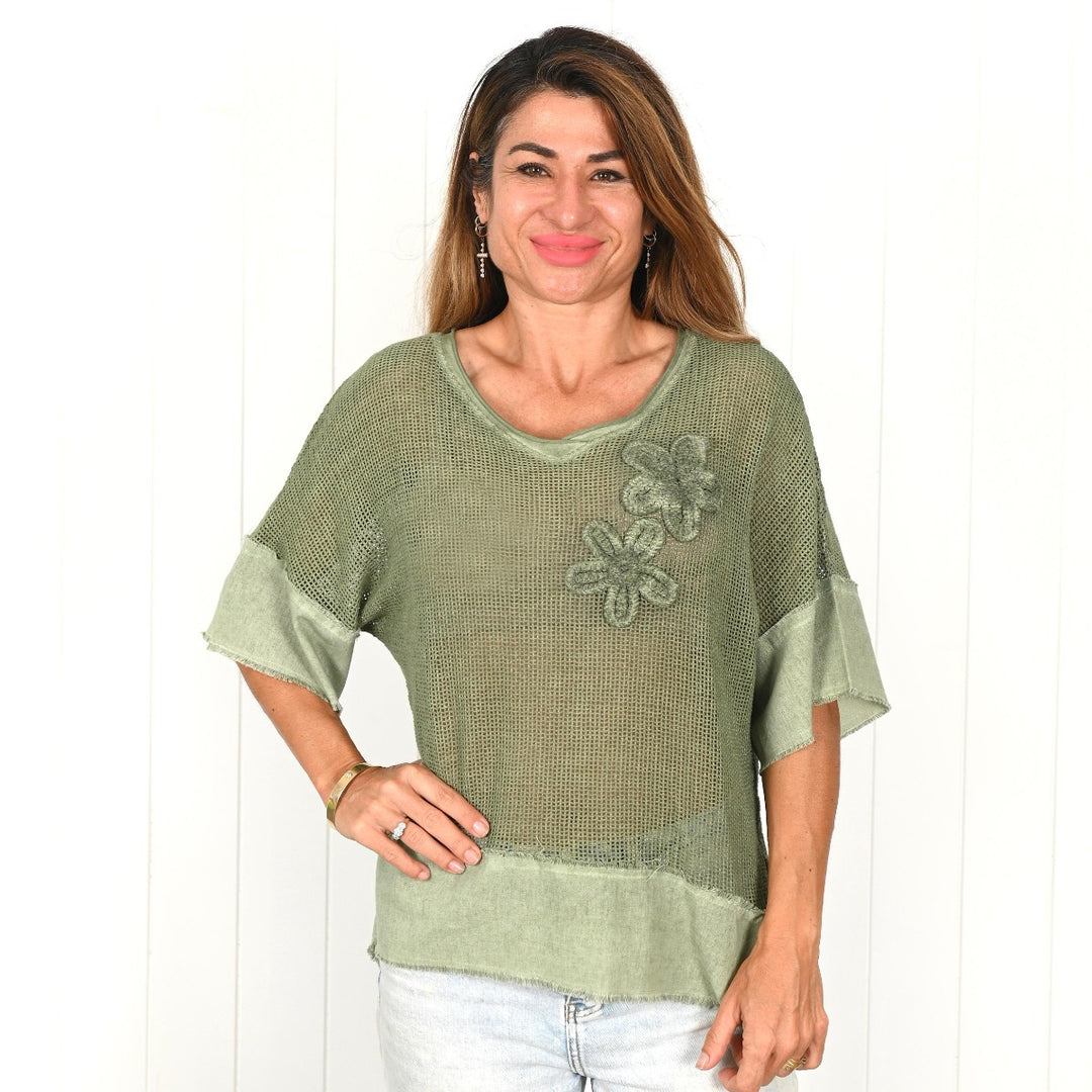 Open Weave Top