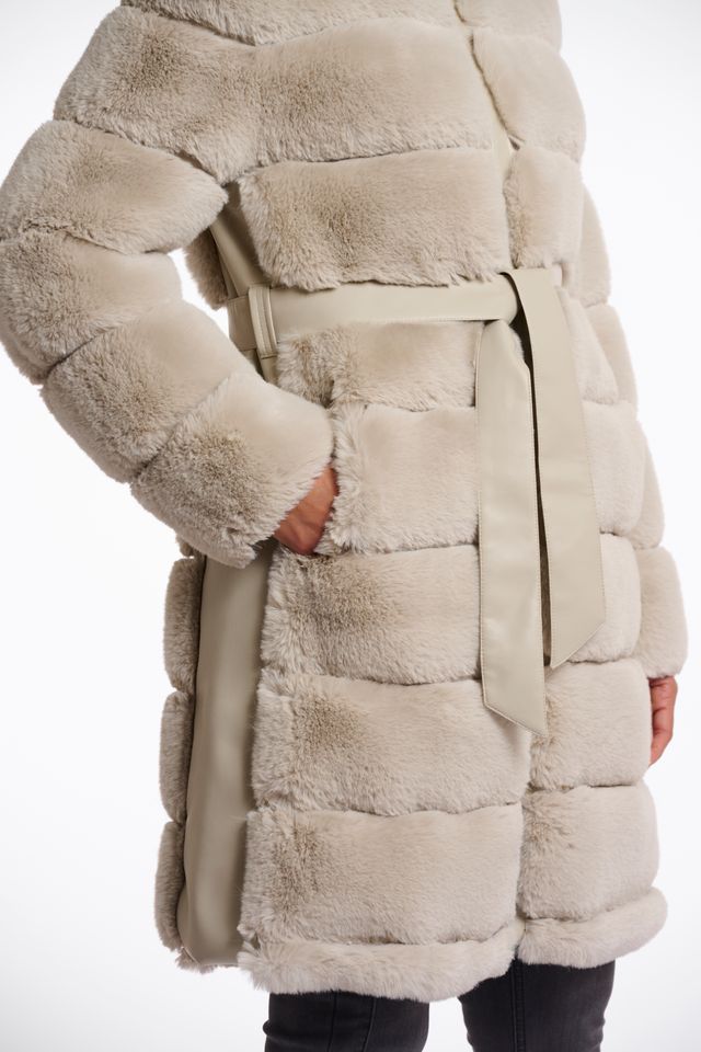 Brigit  Faux Fur Coat