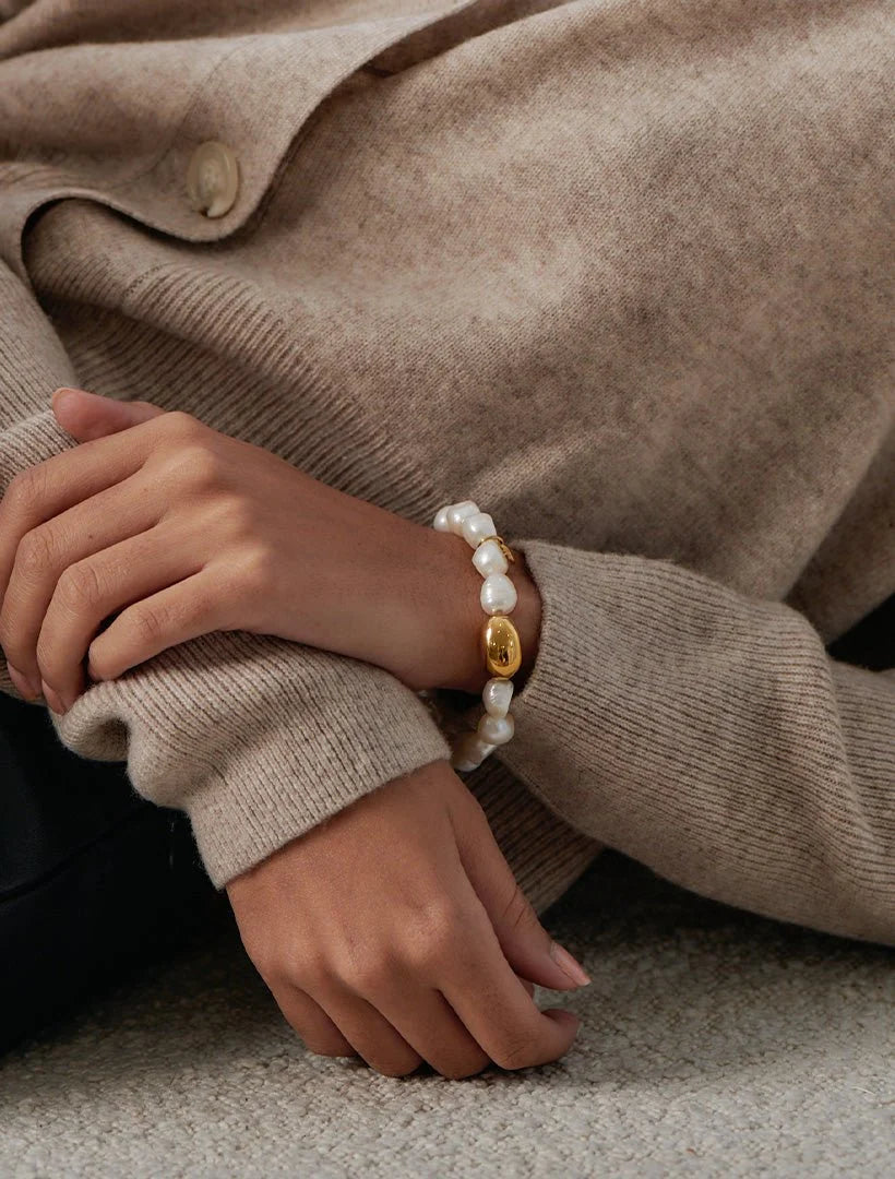 Lucienne Pearl Bracelet w Bean