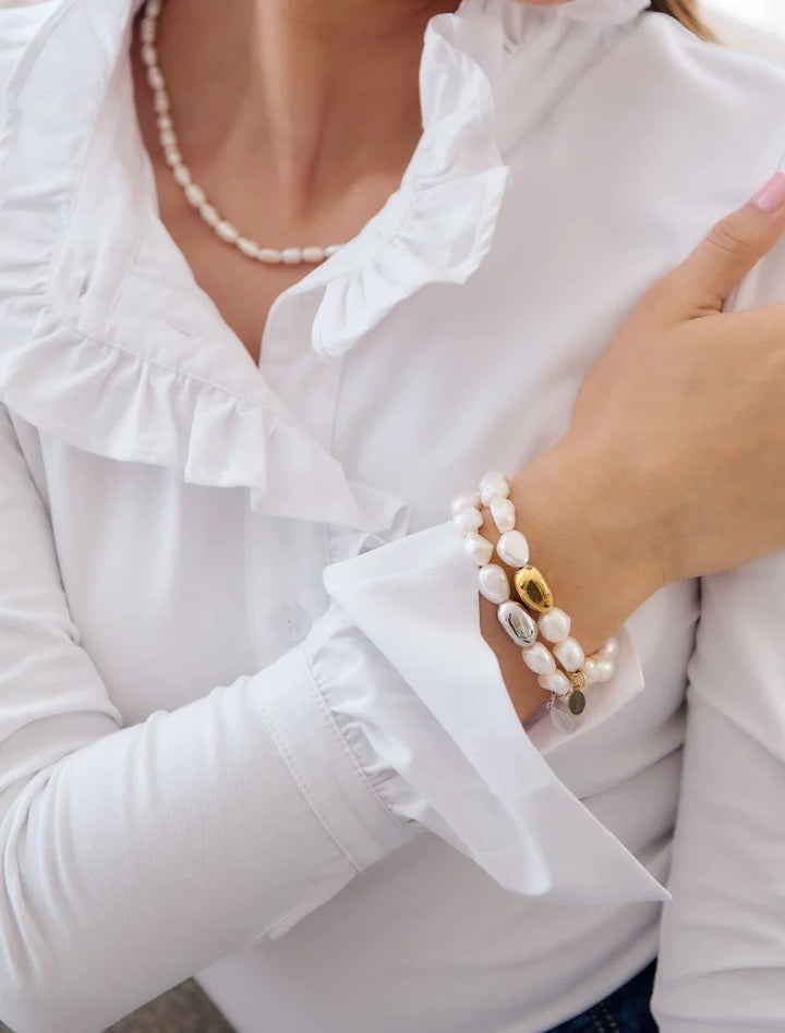 Lucienne Pearl Bracelet w Bean