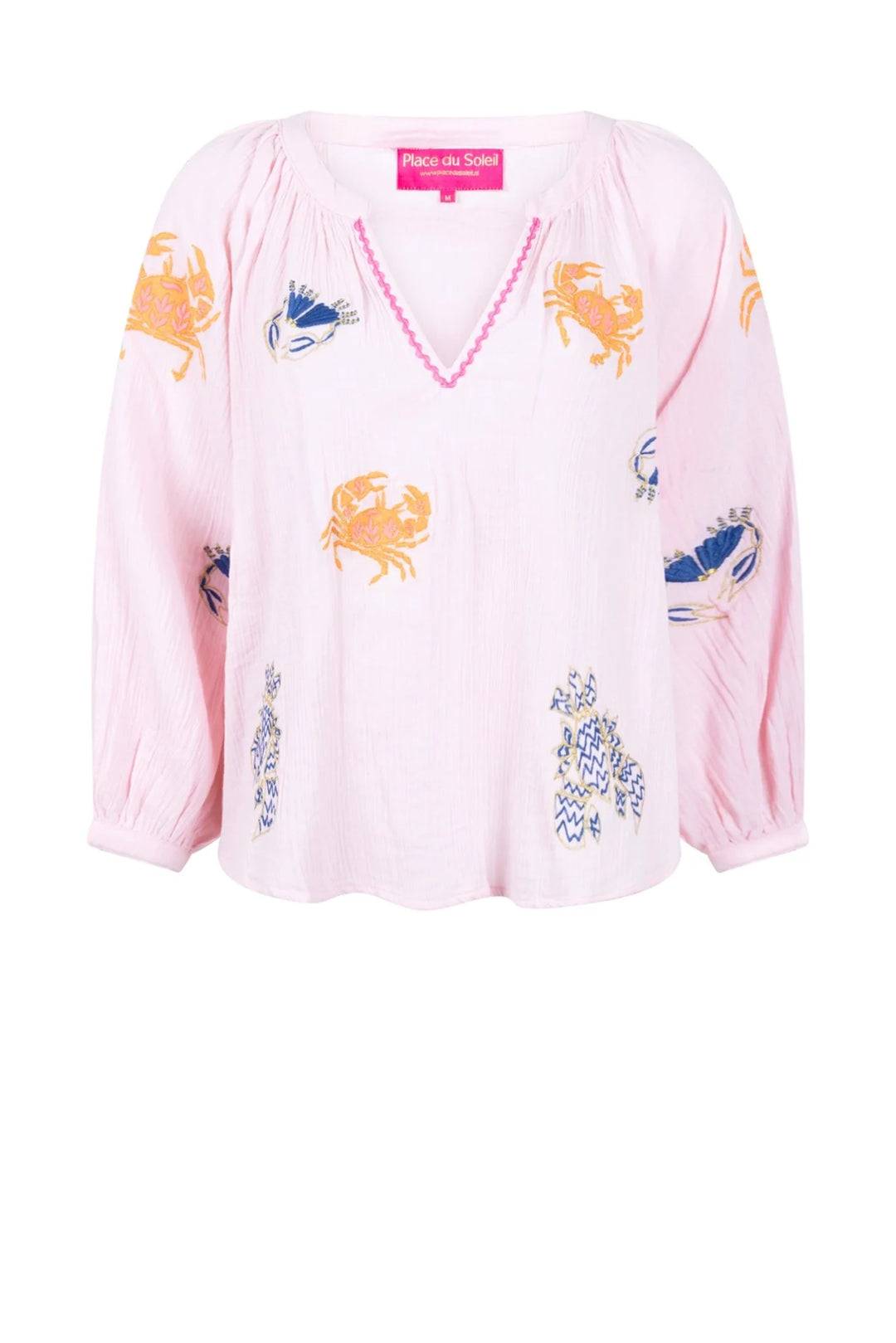Rosa Crab Emb Blouse