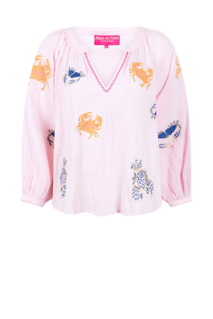 Rosa Crab Emb Blouse