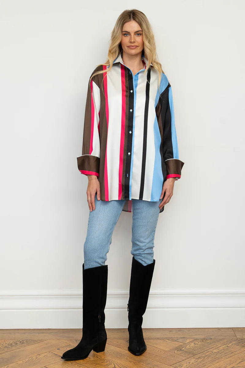 Amelie Shirt- All Sort Stripe