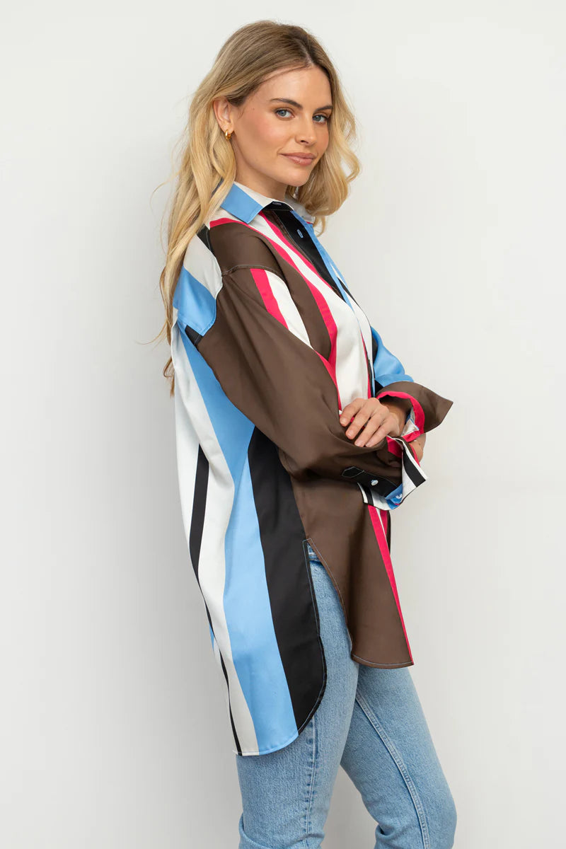 Amelie Shirt- All Sort Stripe