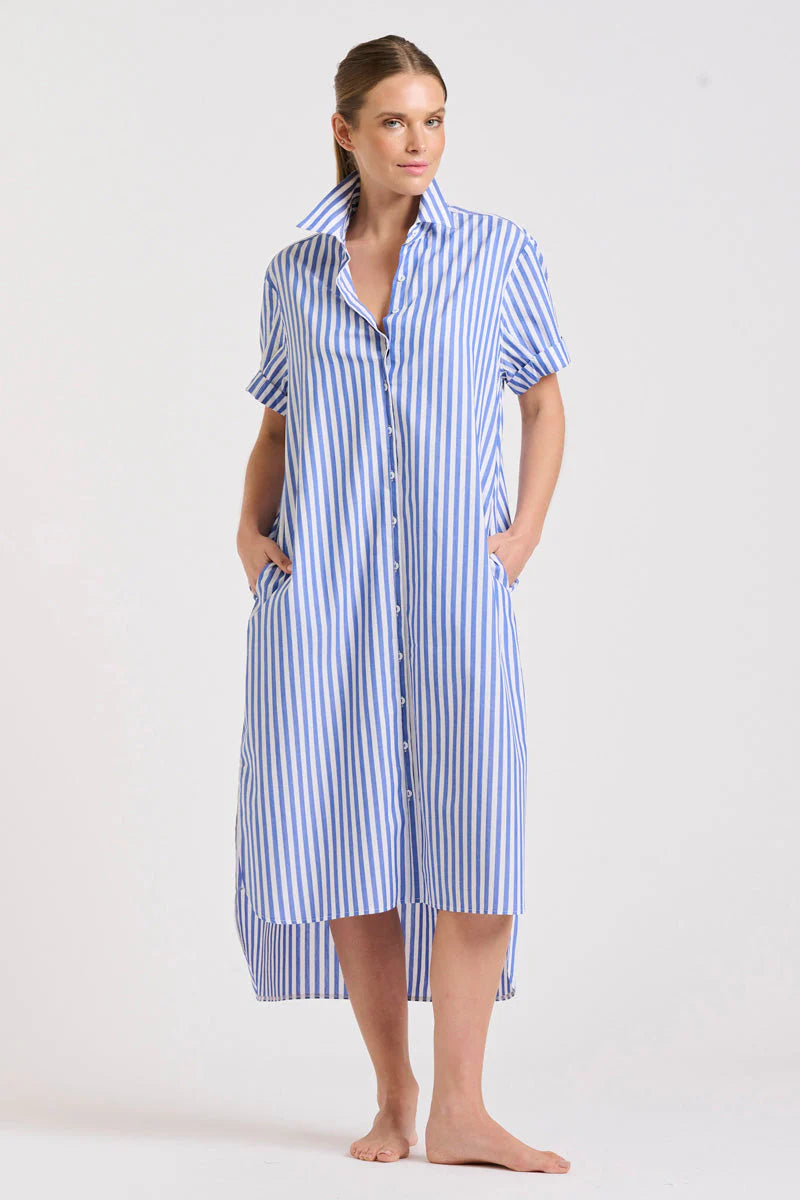 Annie Shirtdress- Stripe