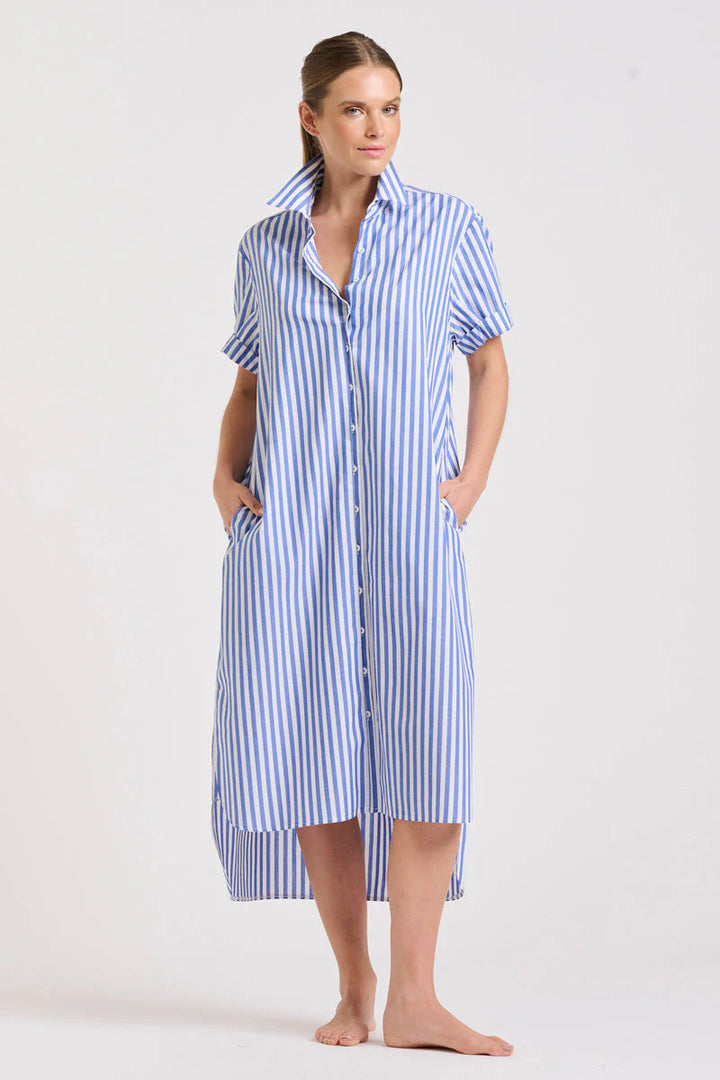 Annie Shirtdress- Stripe