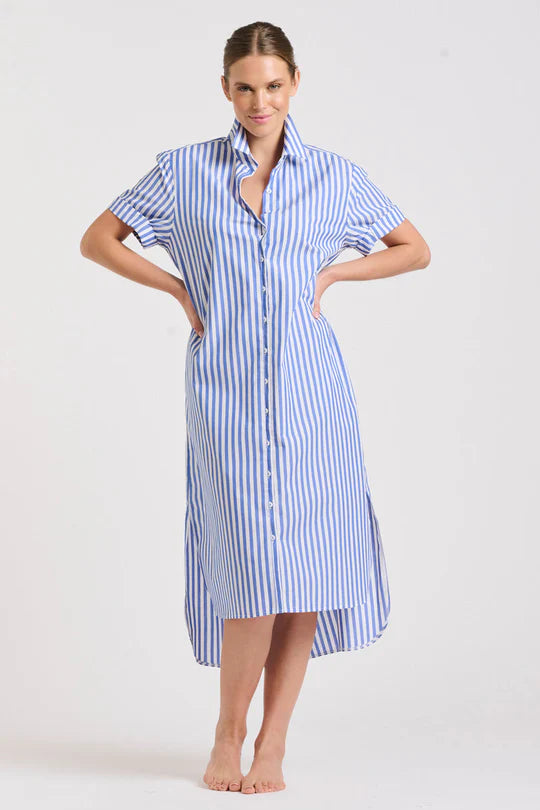 Annie Shirtdress- Stripe