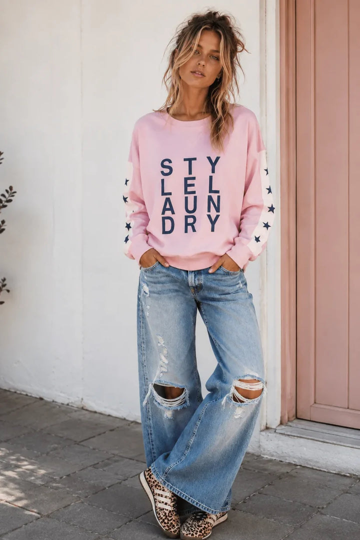 Stars and Logo Sweat