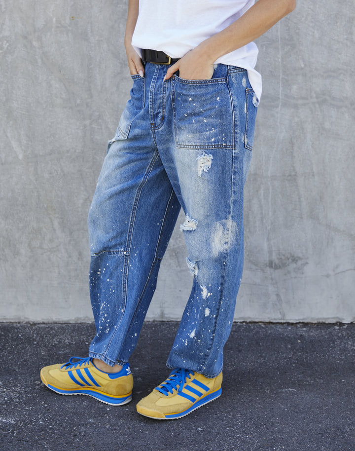 CARPENTER JEAN - RIPPED & DISTRESSED