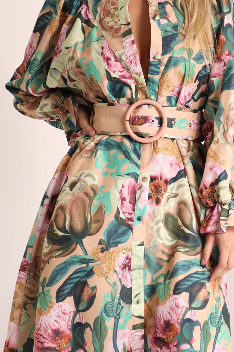 Mocha Rose Dress