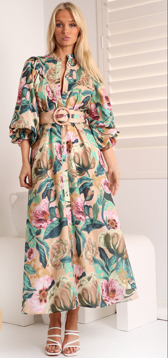 Mocha Rose Dress