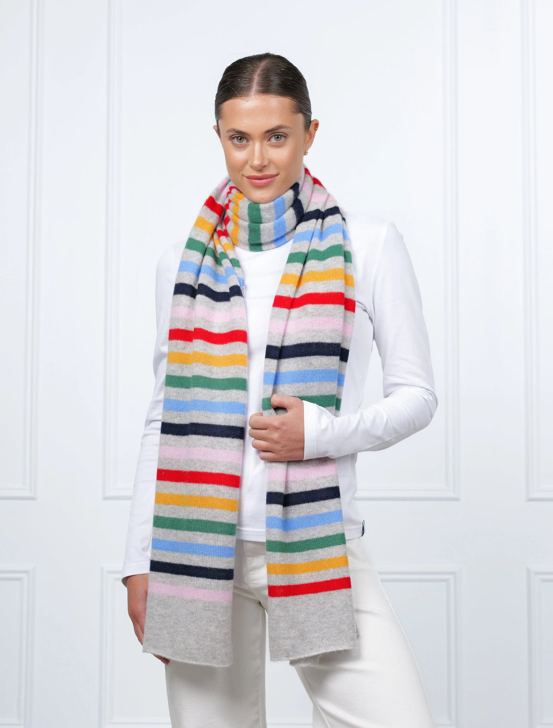 Valentina Scarf- Grey Base