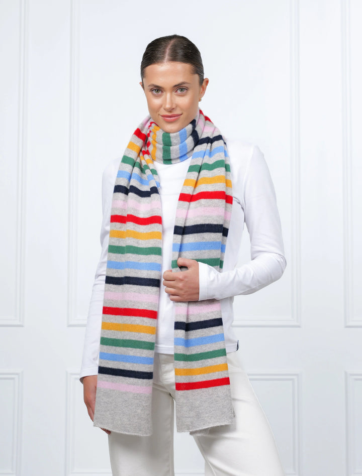 Valentina Scarf- Grey Base