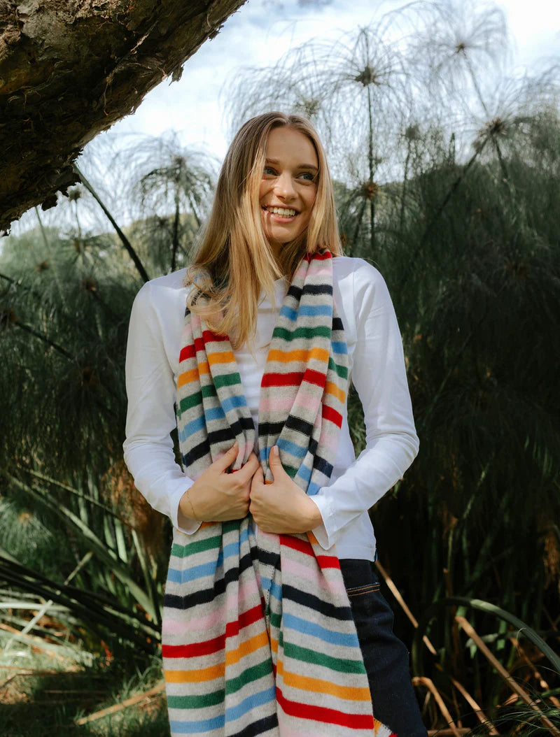 Valentina Scarf- Grey Base