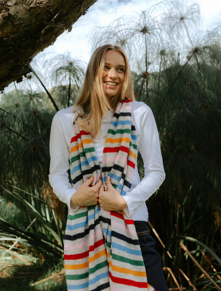 Valentina Scarf- Grey Base