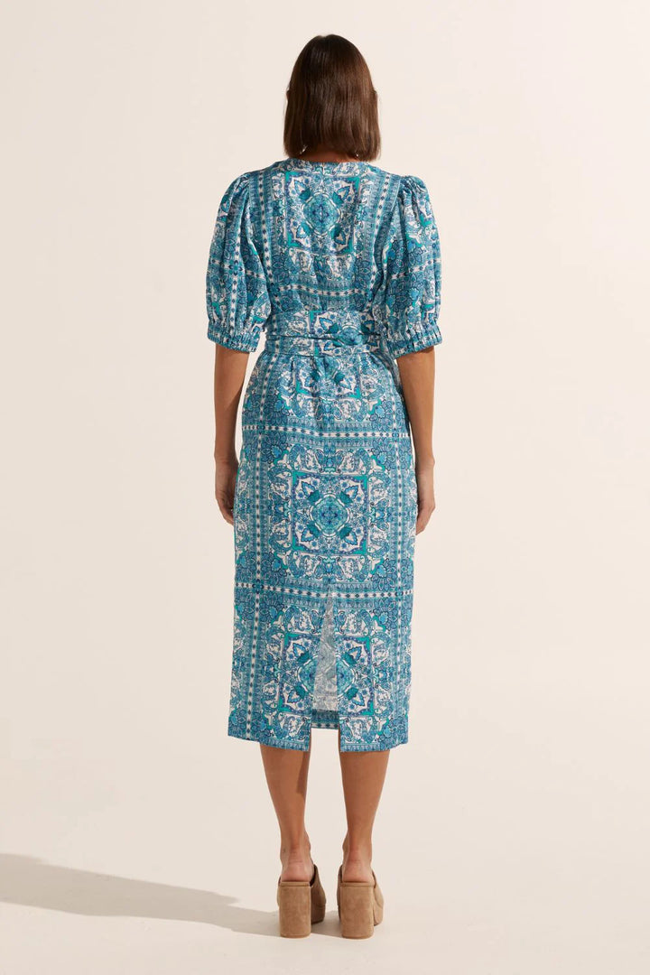 Venture Dress - Saphire Tile