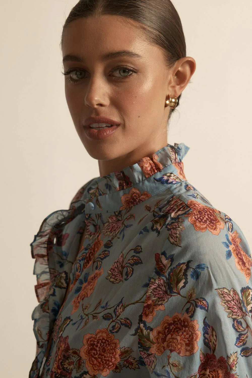 Brim Top - twilight bloom