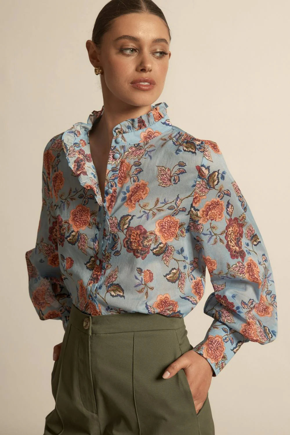 Brim Top - twilight bloom