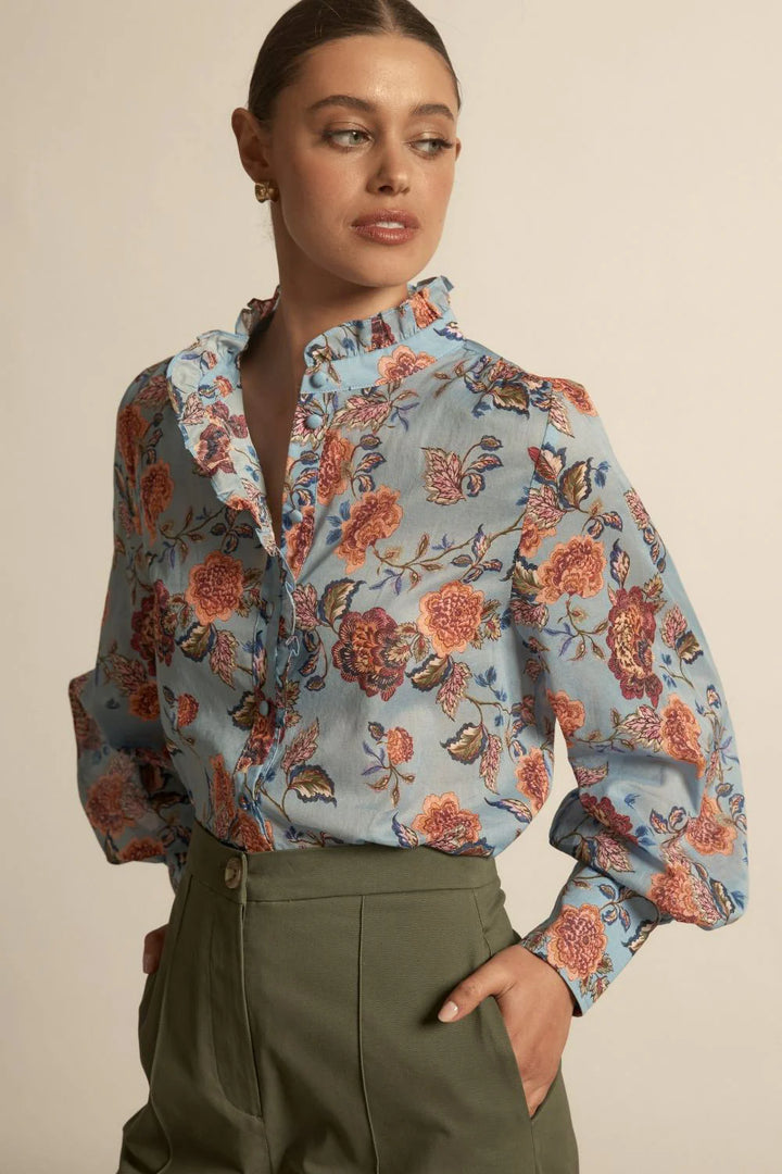 Brim Top - twilight bloom