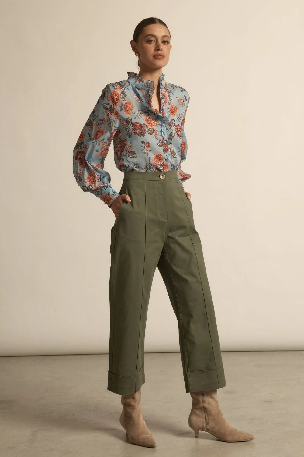 Brim Top - twilight bloom