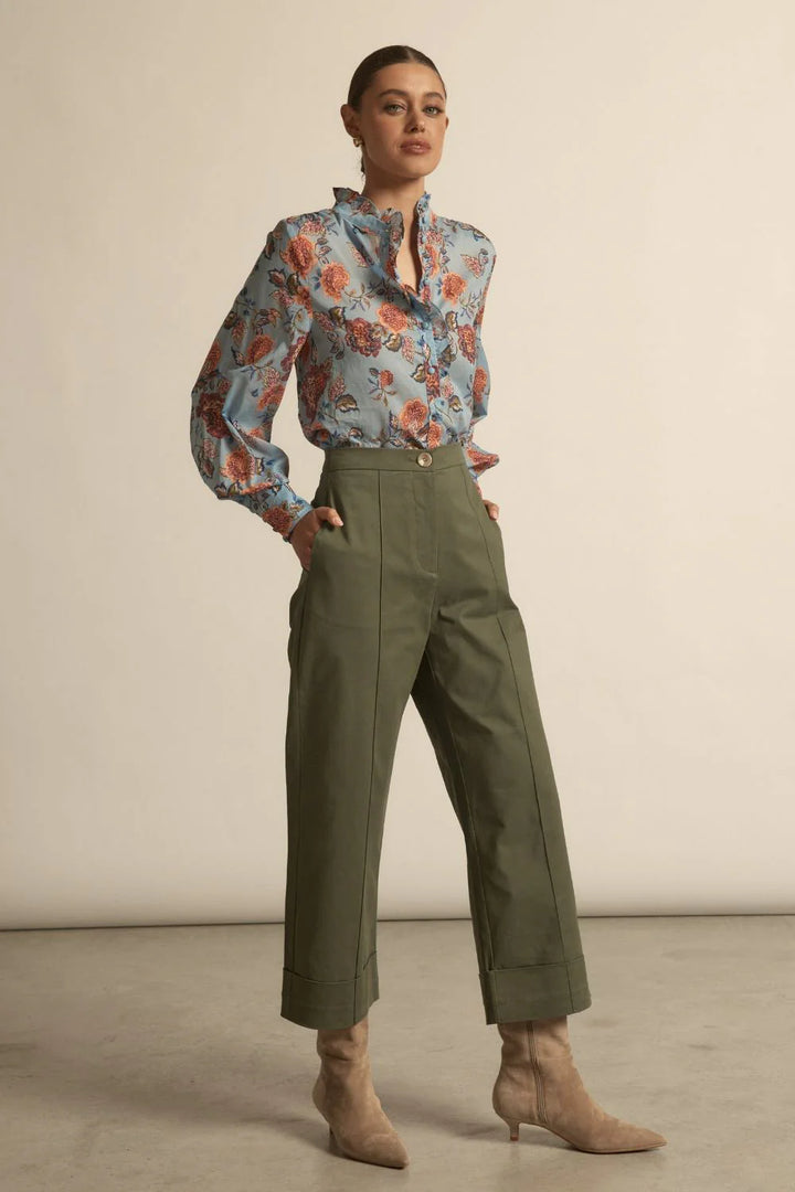 Brim Top - twilight bloom